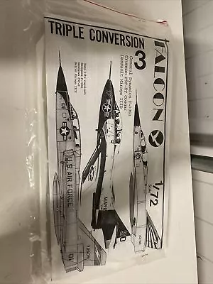 Falcon 1:72  Triple Conversion 3 F-06B/F9F-8T/mirage IIID • £14.99