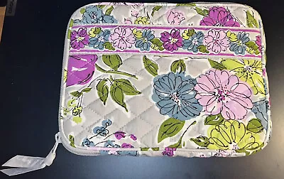 Vera Bradley TABLET CASE Tablet BAG SLEEVE Watercolor Gray Floral NWOT • $17.79