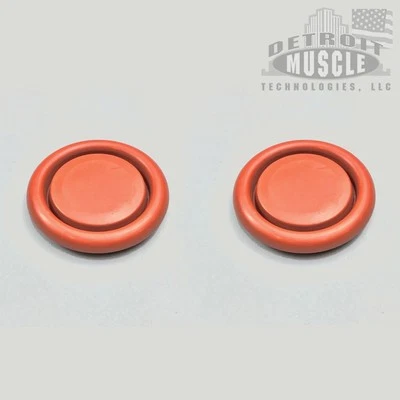 $8 • Buy Mopar 71 74 E Body Challenger Barracuda Orange Red Body Trunk Shock Plugs NEW