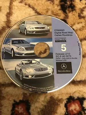 2000 - 2005  Mercedes Benz COMAND Digital Road Map Midwest USA CD DVD # 5 • $19.99