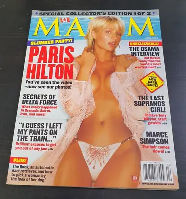 Maxim Magazine Special Collector's Edition April 2004 Paris Hilton - Great Cond. • $9.45