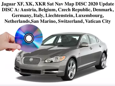 Jaguar XF XK XKR Sat Nav Map DISC Update DVD 'A'  BELGIUM SWITZERLAND  2020 • £19.99