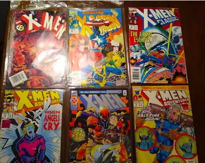 6 X-Men Comic Books Adventures 712 Classic Bloodties II Legion Quest 4 Deluxe • $8