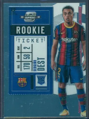2020-21 Panini Chronicles Contenders Optic Rookie Ticket Sergino Dest #6 Rc • $14.99