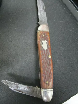  Vintage Schrade Walden NY USA 1946 - 1973 804 Whittler Pocket Knife  • $39