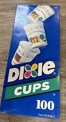 NEW Open Box Dixie Home Sweet Home Design Cups Pack 5 Oz. 100 Count - Box Open • $30.99