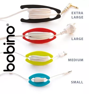 £3.75 • Buy Bobino Cord Wrap - Cable Tidy, For Mains Leads, Laptops, & Earphones - Uk Seller