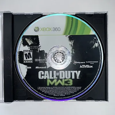 $7.49 • Buy Call Of Duty: Modern Warfare 3 Xbox 360 2011 Disc Disk Only W/ Case Holder