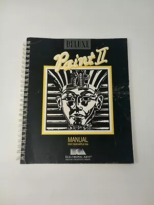 Electronic Arts DELUXE Paint II 2 MANUAL ONLY (Apple IIGS 1987) NO DISCS OR BOX • $24.99