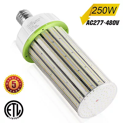 480V 250W LED Corn Light Replace 800W MH/HPS Industrial Warehouse Lighting Bulbs • $93.20