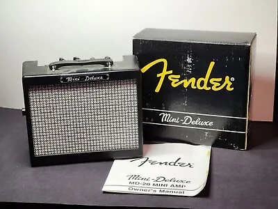 Fender Mini Deluxe MD-20 Portable Small Electric Guitar Amp Amplifier W/Box • $44