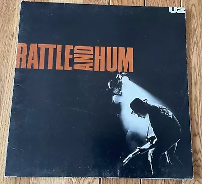 U2 1998 Original  Rattle And Hum ‎Vinyl Album Cover & Inserts  NO VINYLS • £2.99