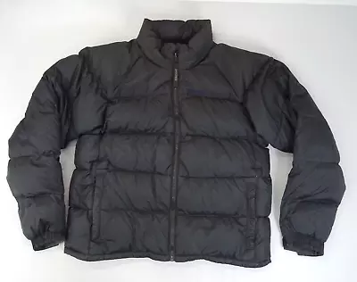 Marmot Mens Black Down Puffer Jacket Size Med Down Winter Jacket Coat • $68.95