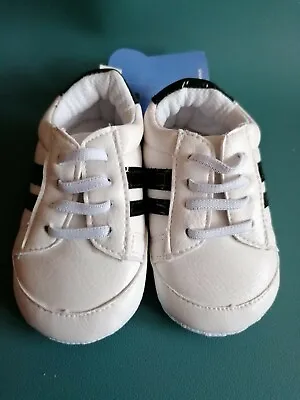 Trainer Style Baby Toddler Baby Boy Shoes Socks First Walkers 9 - 18 Month  • £4.99