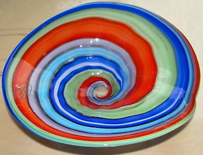 Viz Glass Inc. Hand Blown Glass Bowl • $49.99