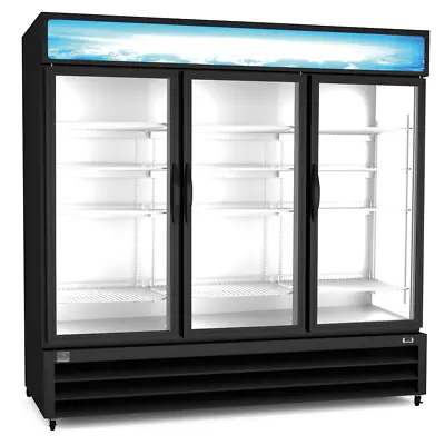 Kelvinator KCHGM72F 72 Cuft (3) Glass Door Freezer Merchandiser • $6803.28