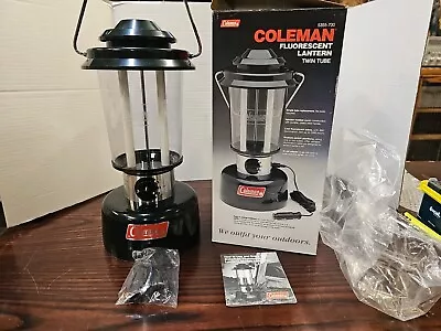 Coleman 5355-700 Camping Lantern Fluorescent Twin Tube Battery Operated + Cable • $21.99