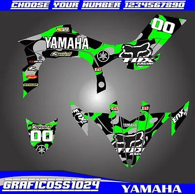 Fits Yamaha YFZ 450R Graphics Kit 2009 2010 2011 2012 2013 Decals Stickers Atv • $155.39