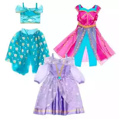 Disney Store Princess Jasmine Costume Story Set For Kids Aladdin • £49.99