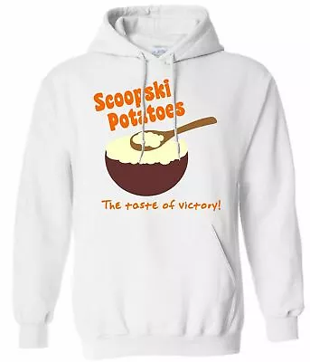 Scoopski Potatoes Men's Hoodie - Show Xmas Gift Impractical Jo Sal Jokers Q Murr • $44.99