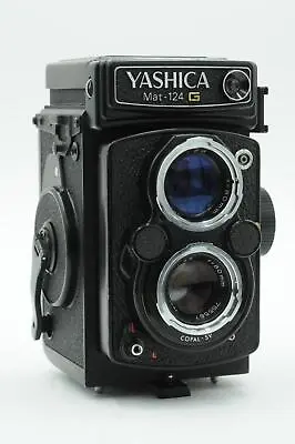 Yashica Mat-124G Twin Lens Camera 80mm 3.5 Yashinon 6x6 1-1/500 1970 #159 • £200.44