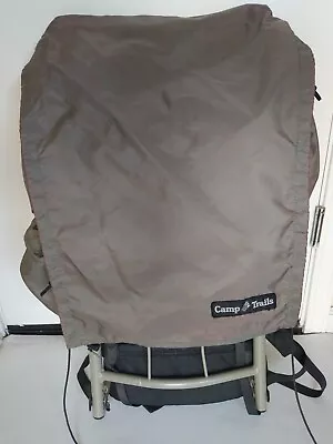 Vintage Camp Trails External Frame Hiking Backpack Strap Zip Pockets Korea Made • $108.67