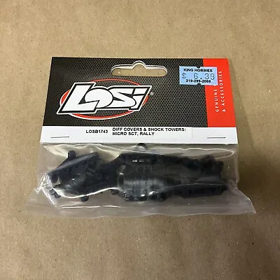 Team Losi (LOSB1743) Micro SCT/Rally Diff Covers And Shock Towers (NIB) • $9.99