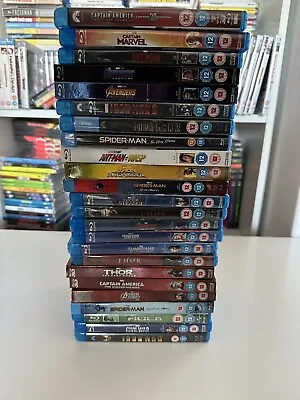 Marvel MCU Mixed Blu-ray DVDs / 3D Movie Bundle / Film Job Lot #23 • £34.99