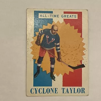 🔥 1960-61 Topps Fred Cyclone Taylor All Time Greats #46  Hockey Card 👀 • $14.07
