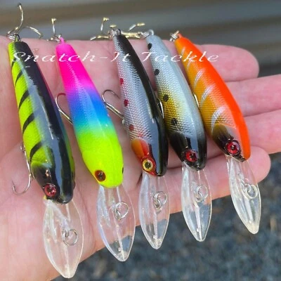 $12.60 • Buy 5 Redfin & Bream Freshwater Fishing Lures, Flathead, Bass, Perch, Trout ,Cod