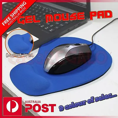 Comfort Wrist Gel Soft Rest Support Mat Mouse Mice Pad Gaming PC Laptop Computer • $5.70