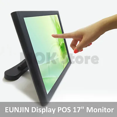 EUNJIN Display POS 17  LCD Touch Screen Monitor ED170 VGA HDMI / Win XP Vista 7 • $201.43