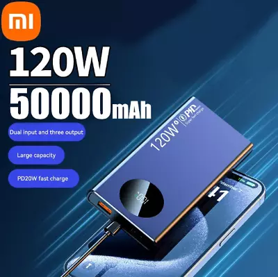 Xiaomi 120W  50000mAh  High Capacity Power Bank Fast Charging Powerbank • $55