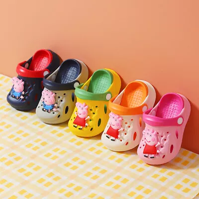 Boys Girls Toddler Beach Shoes Clog Mules Sandals Slides Flip Flops Slippers UK- • £8.99