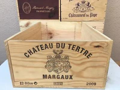 £17.95 • Buy MARGAUX WINE BOX 12 Bottle Size First Growth French Vintage Storage Crate..