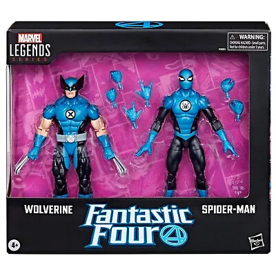 Fantastic Four Marvel Legends Wolverine And Spider-Man 6  Figure 2pk PRE-ORDER • $74.99