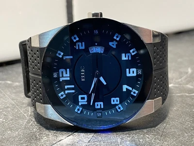 $32 • Buy Mens Black And Blue Surf Watch - New Battery