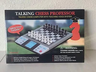 Talking Chess Professor PowerBrain Teaching Voice System Checkers Read • $29.99