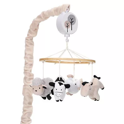 Lambs & Ivy Baby Farm Animals Musical Baby Crib Mobile Soother Toy • $52.99