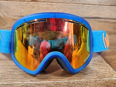 VonZipper VZ  Snow Goggles Blue Frames Space Glaze Orange Lens • $39.99