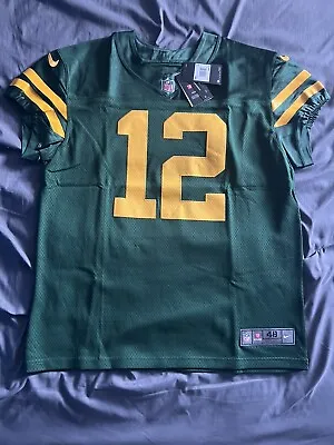 AARON RODGERS NIKE ELITE NFL Jersey Green Bay Packers 50s CLASSIC Size 48 XL NEW • $140
