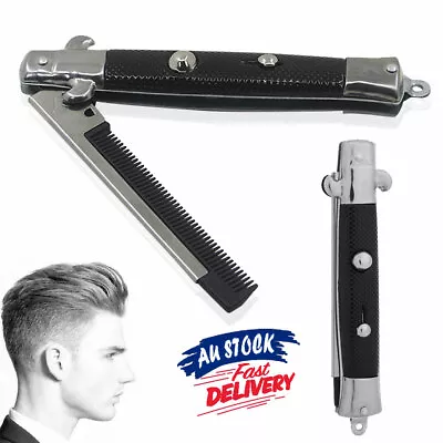 $10.95 • Buy 50s Brush Boy Hair Prop Flick Teddy Floding Comb Blade Pocket Fancy Dress Elvis