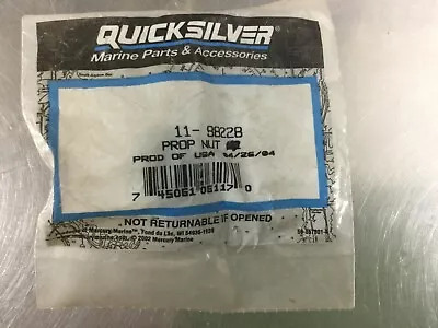 MERCURY QUICKSILVER PROP NUT 88228 T003 • $1.98