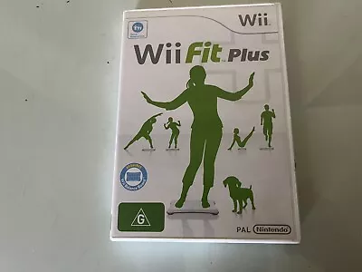 Wii Fit Plus - Nintendo Wii (PAL 2007 Complete With Manual) VGC + Free Postage • $5.99