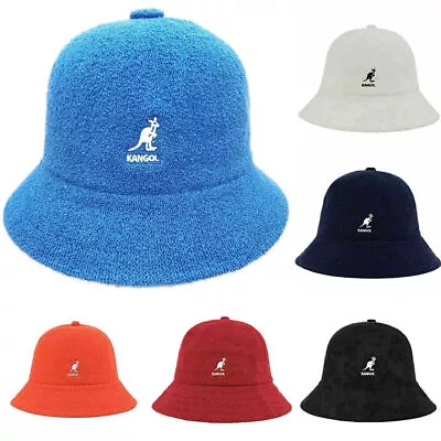 Women Men Classic Kangol Bermuda Casual Bucket Hat Outdoor Sports Summer Caps • £8.99