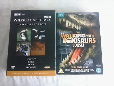 BBC Walking With Dinosaurs Box Set / Wildlife Specials Box Set - DVD (10 Discs) • £15