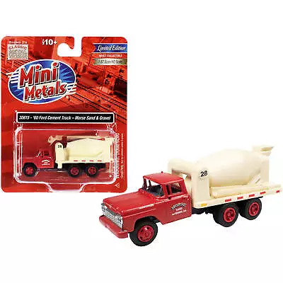 Classic Metal Works 1/87 (HO) Model Cement Truck 1960 Ford Morse Sand And Gravel • $28.94