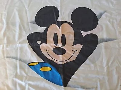 Vintage 1970s Disney Mickey And Minnie Mouse Double Sided Pillow Case • $10