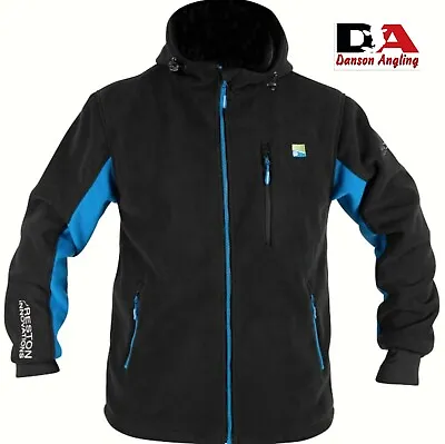 Preston New Windproof Fleece Jacket New 2022 Match Fishing Clothing • £69.95