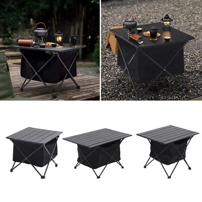 Outdoor Camping Table Folding Picnic Camping Chair Fishing Seat Portable Hiking • £17.95